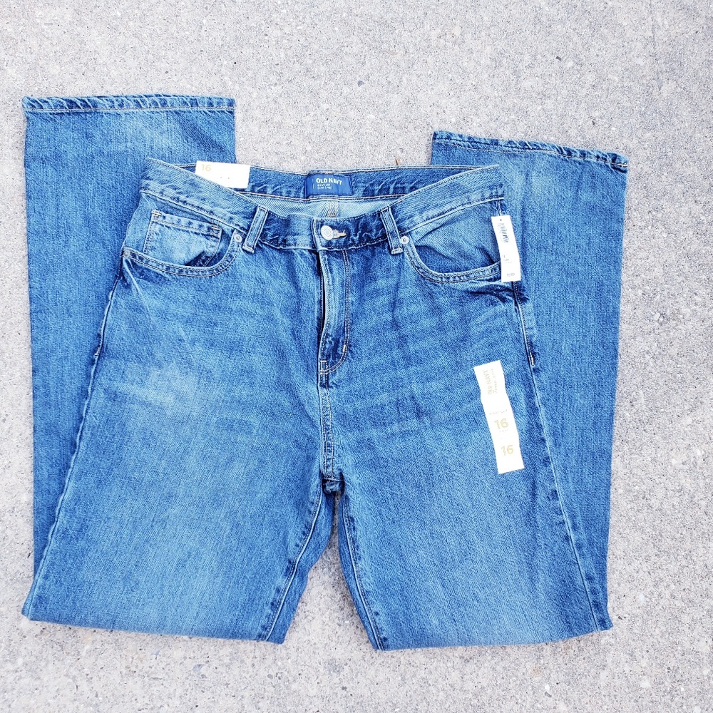 Old Navy Boys Original Bootcut Size 16 Husky Jeans